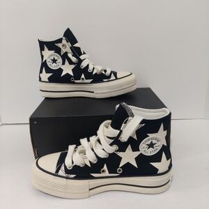 Women's Size 5.5 - Converse Chuck Taylor All Star Lift Platform High Large Stars